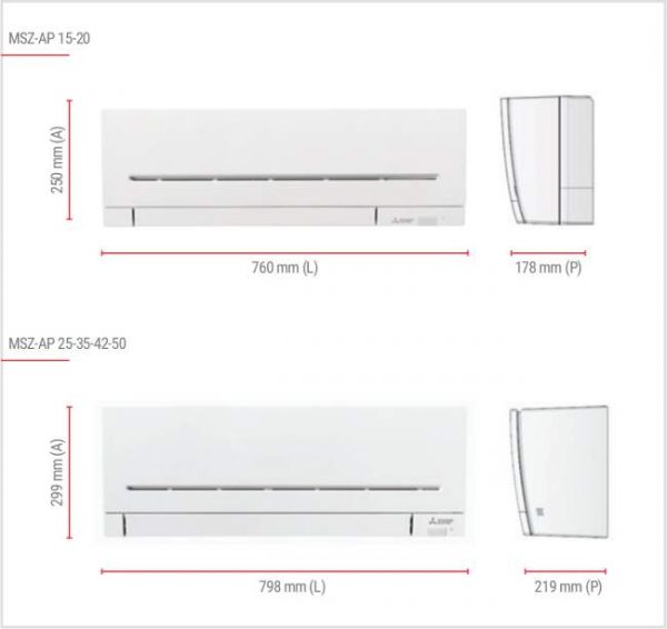 MSZ-AP25VGK ENVIROME Duvar Tipi Split Klima Serisi (WİFİ)